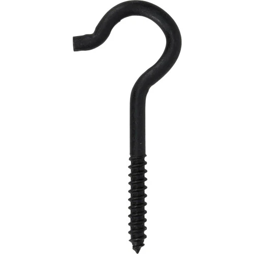 Hillman Durasteel Ceiling Hook Flagged Black (#0 x 4-15/16") 110 lbs