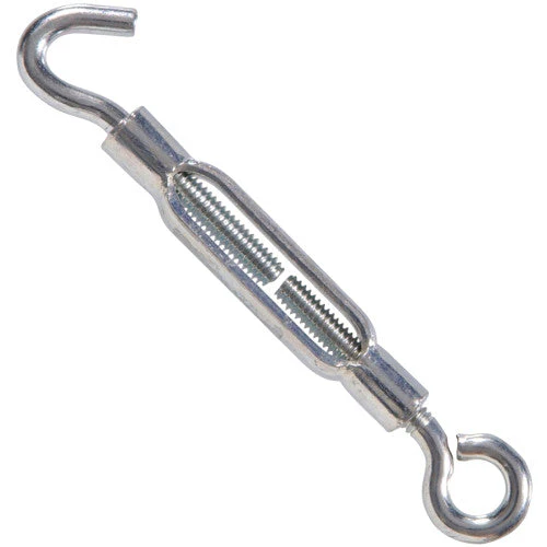 Hillman Group Hardware Essentials Hook and Eye Turnbuckle Zinc - Image 2