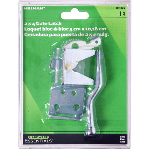Hillman Group Hardware Essentials Self Adjustable Gate Latch Zinc