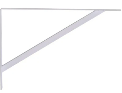 Hillman Group Hardware Essentials Shelf Bracket White (20" x 13")