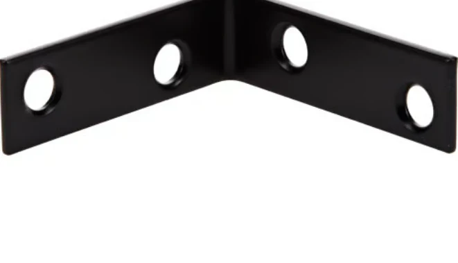 Hillman Hardware Essentials Corner Brace Black (2" x 5/8") 4 Pack