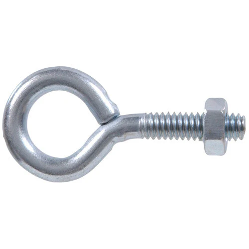 Hillman Hardware Essentials Eye Bolt with Hex Nut Zinc (1/4"-20 x 2")