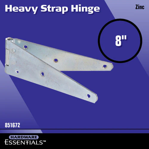 Hillman Hardware Essentials Heavy Duty Strap Hinge Zinc - Image 2