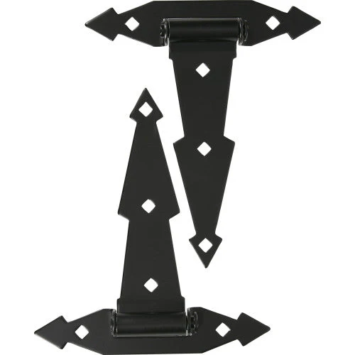 Hillman Hardware Essentials Ornamental T-Hinge Black - Image 2