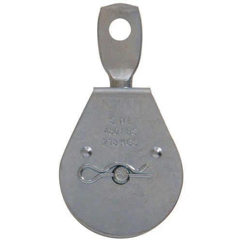 Hillman Hardware Essentials Single Sheave Swivel Eye Pulley Zinc - Image 2
