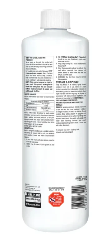 HTH™ Pool Care Drop Out™ Flocculant: Flocculant for Pools - Image 2