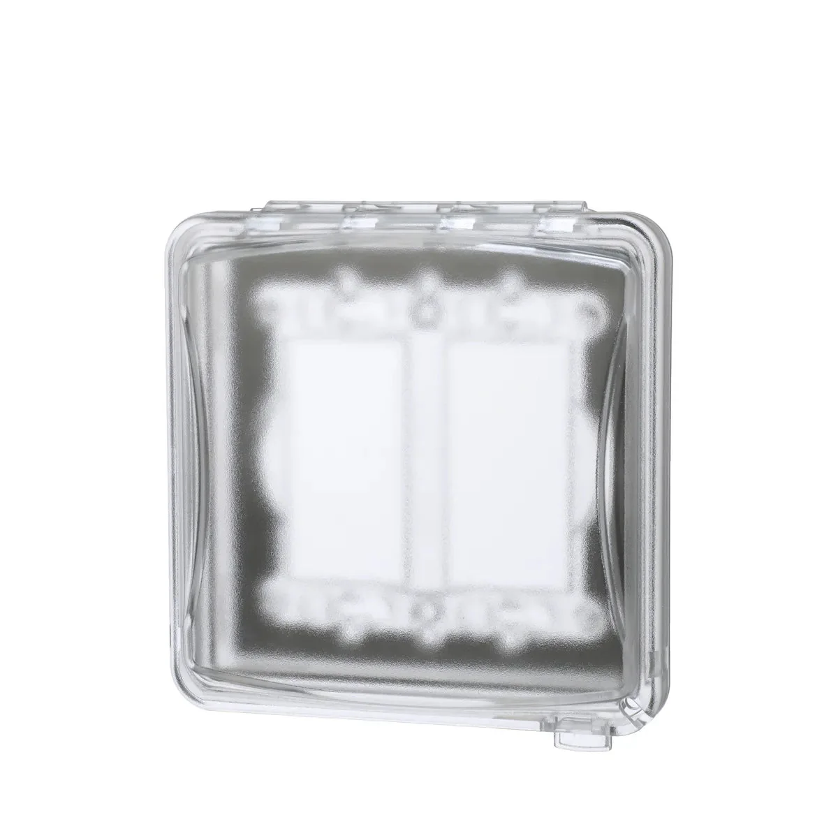 Hubbell Taymac 2-Gang Weatherproof Flip Cover Flat Clear - Image 3