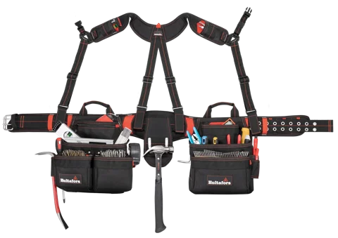 Hultafors Pro Framer's Combo Apron with Yoke Style Suspenders - Image 3