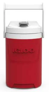 Igloo 1 gal Legend Beverage Cooler, Red & White - Image 2