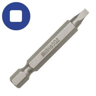 Irwin Square Recess Power Bits #3 2"