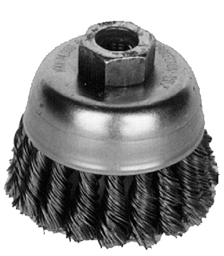 K-T Industries 2-3/4" Knot Cup Brush 5/8-11