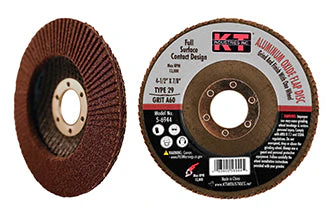K-T Industries 4.5" X 7/8" X 60g T29 Ao Flap Disc