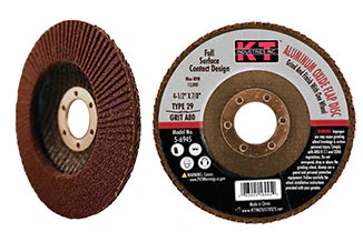 K-T Industries 4.5" X 7/8" X 80g T29 Ao Flap Disc