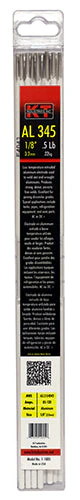 K-T Industries Aluminum Electrode 1/8" 1/2 Lb