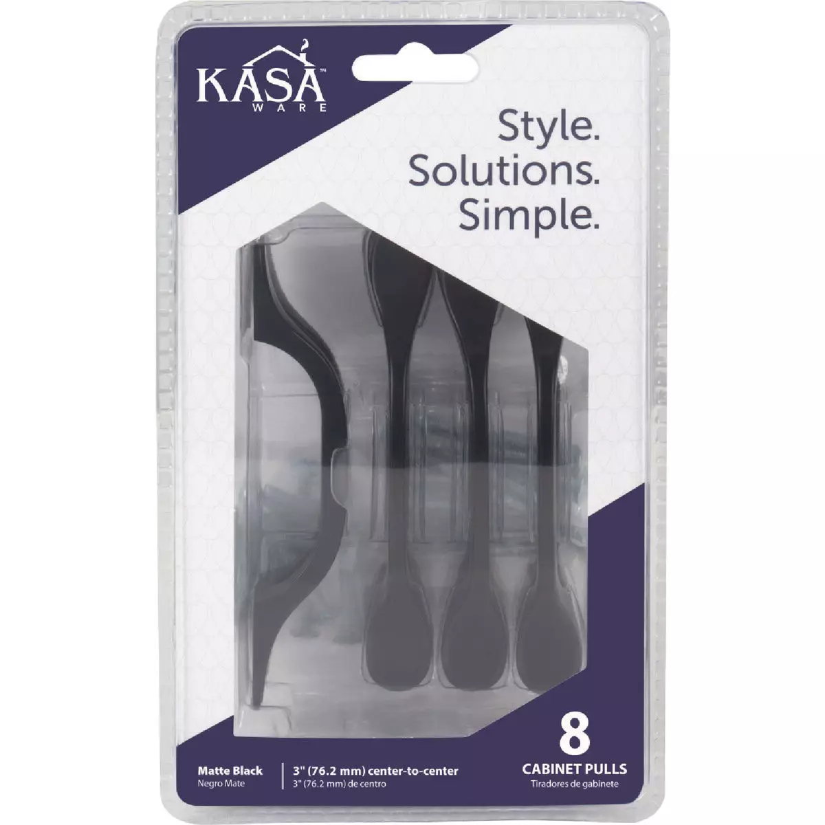 Kasaware 5 In. Matte Black Cabinet Pull
