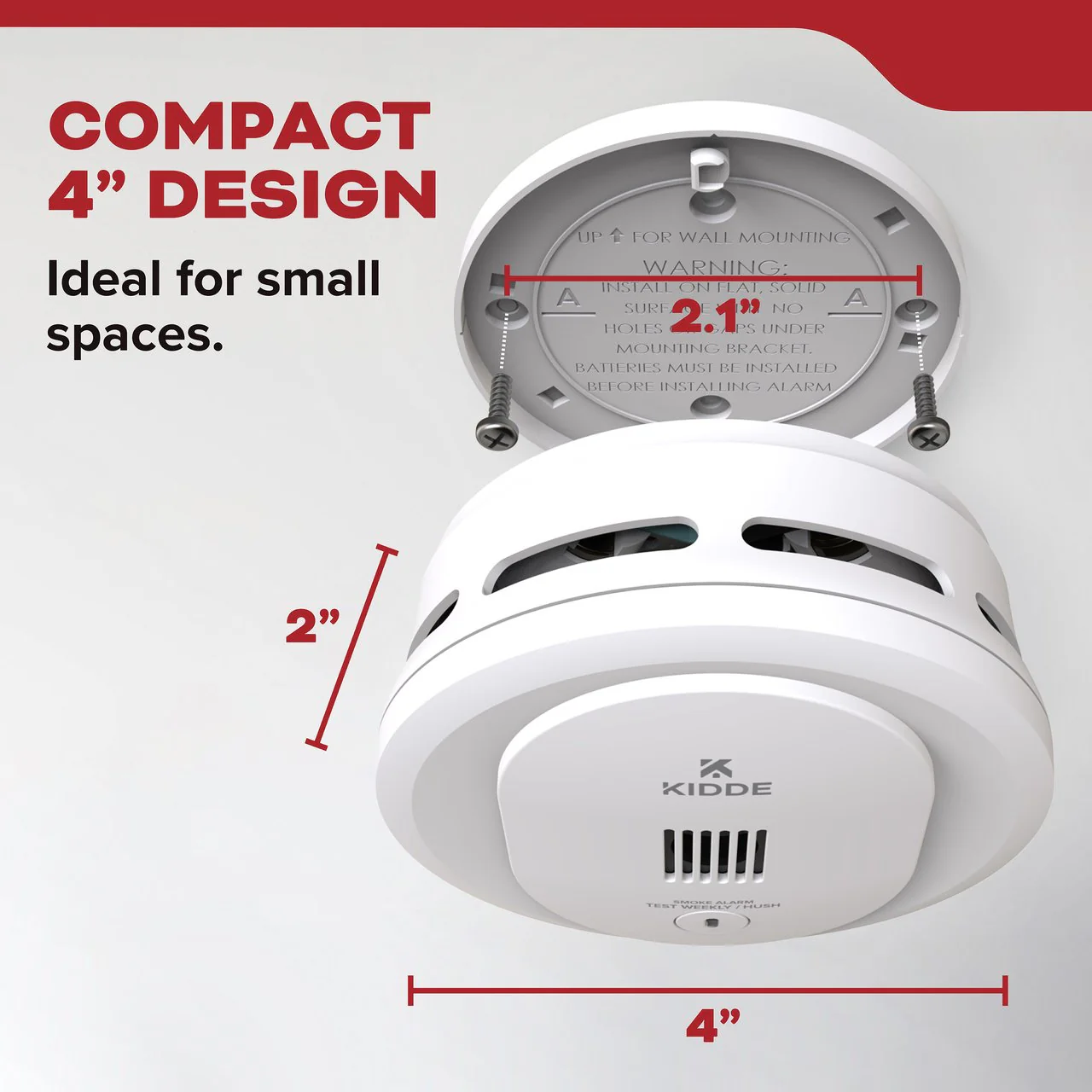 Kidde DETECT Smoke Alarm AA Battery Powered - Image 7