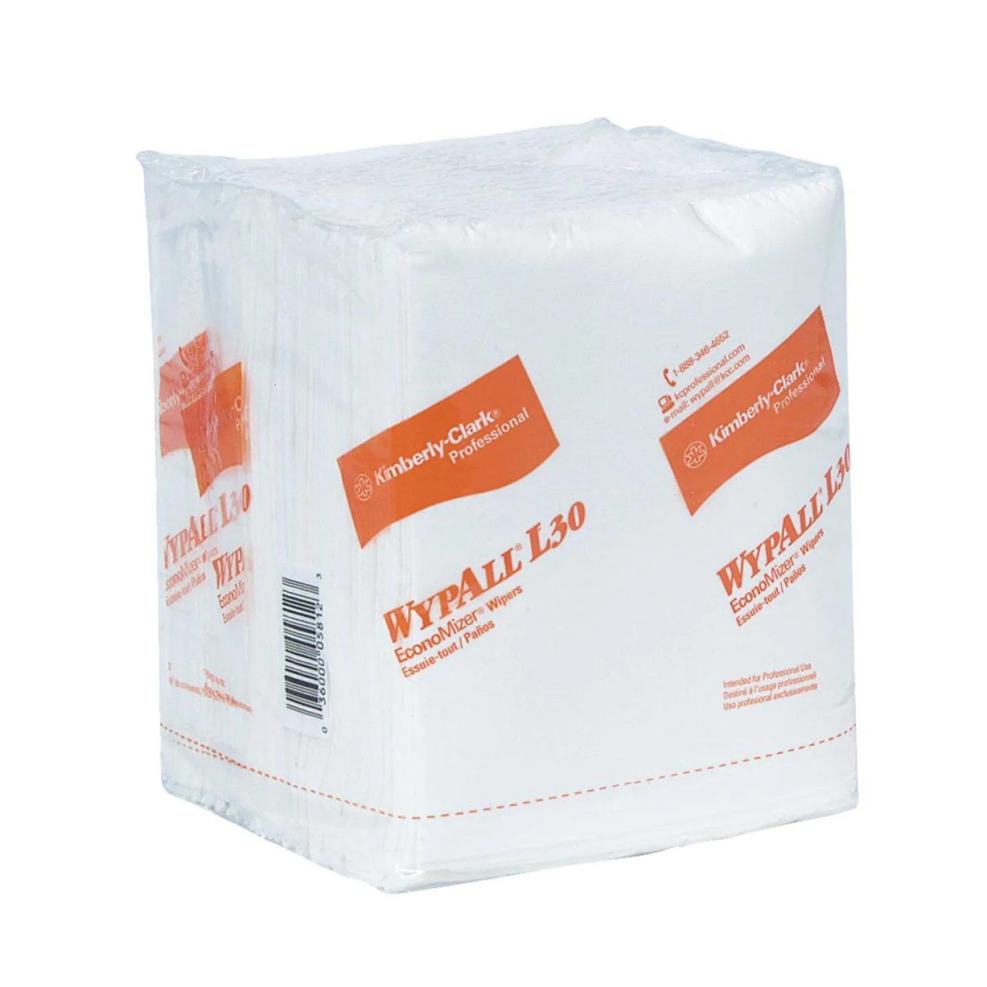 Kimberly Clark Wypall L30 Quarter Fold White Economizer Wiper Hand Towel (12 Count)