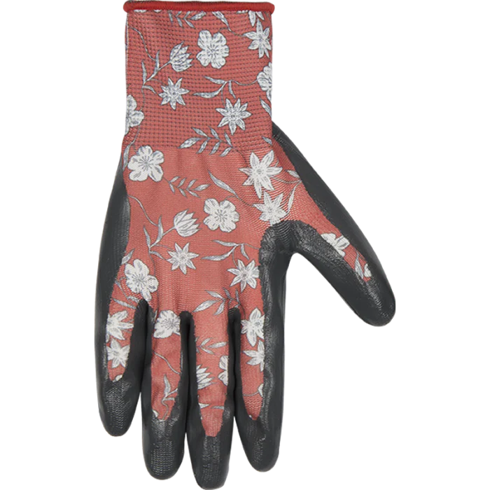Kinco Women’s Coral Print Polyester Knit Shell & Nitrile Palm - Image 3
