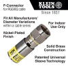 Klein Tools Universal F Compression Connectors RG6/6Q - Image 2