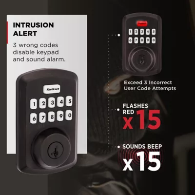 Kwikset Powerbolt 250 Transitional Keypad Electronic Lock - Image 3