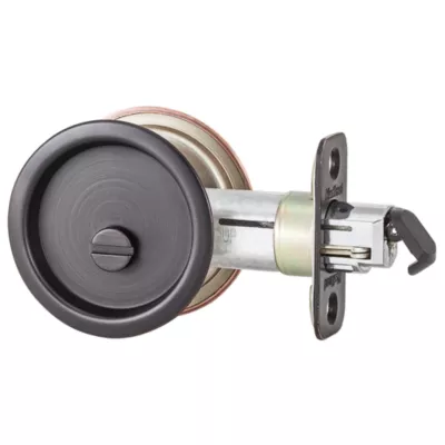 Kwikset Round Pocket Door Lock - Image 2