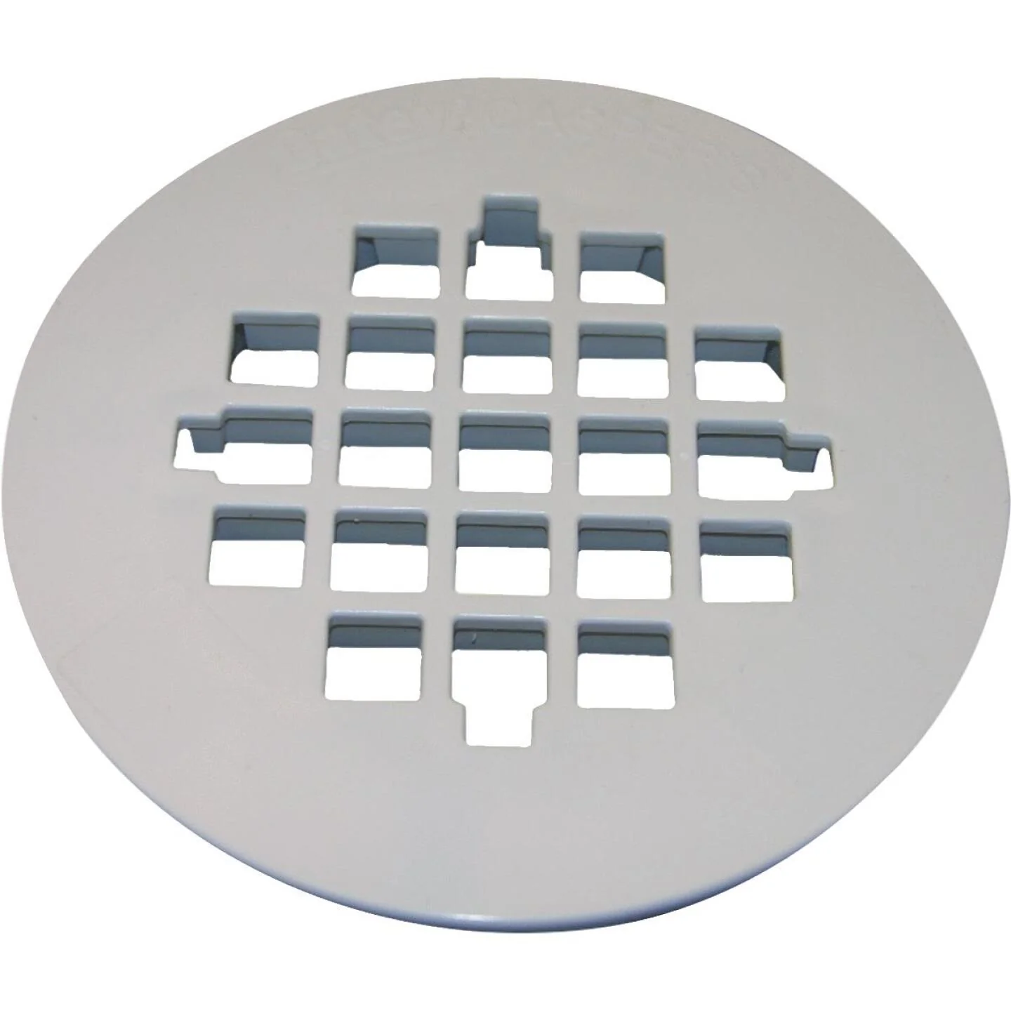 Lasco 3 In. White Plastic Snap-In Casper Style Shower Drain Strainer