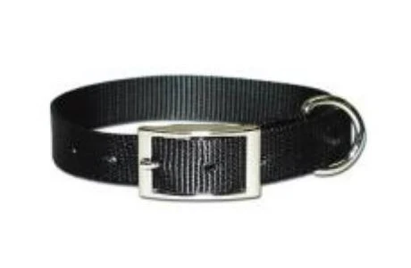 Leather Brothers 3/4" One Ply Nylon Collars 102N-BK16