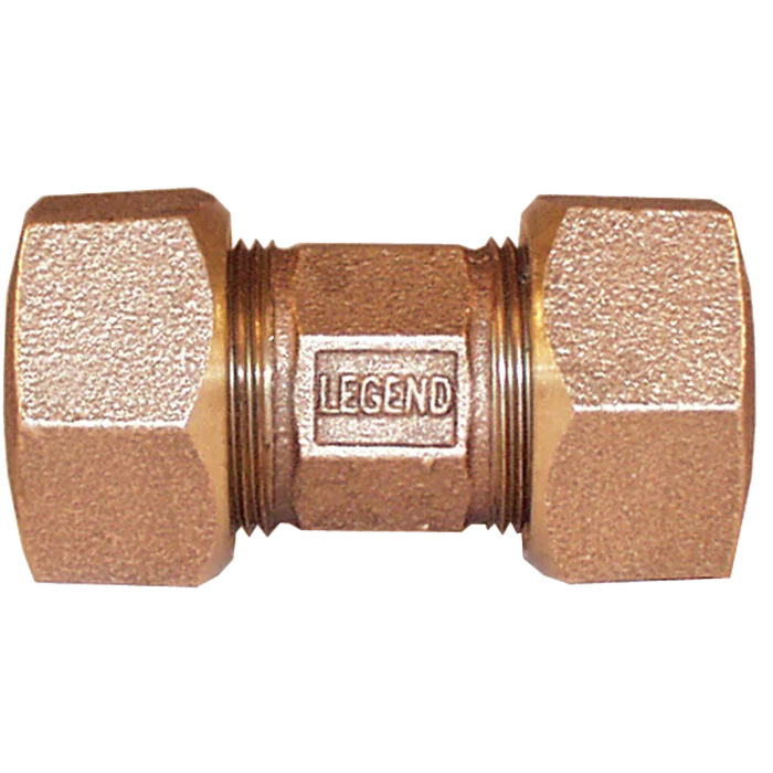 Legend Valve and Fitting 313-154NL T4351 No Lead Compx Compact 3/4-Inch Union Compression