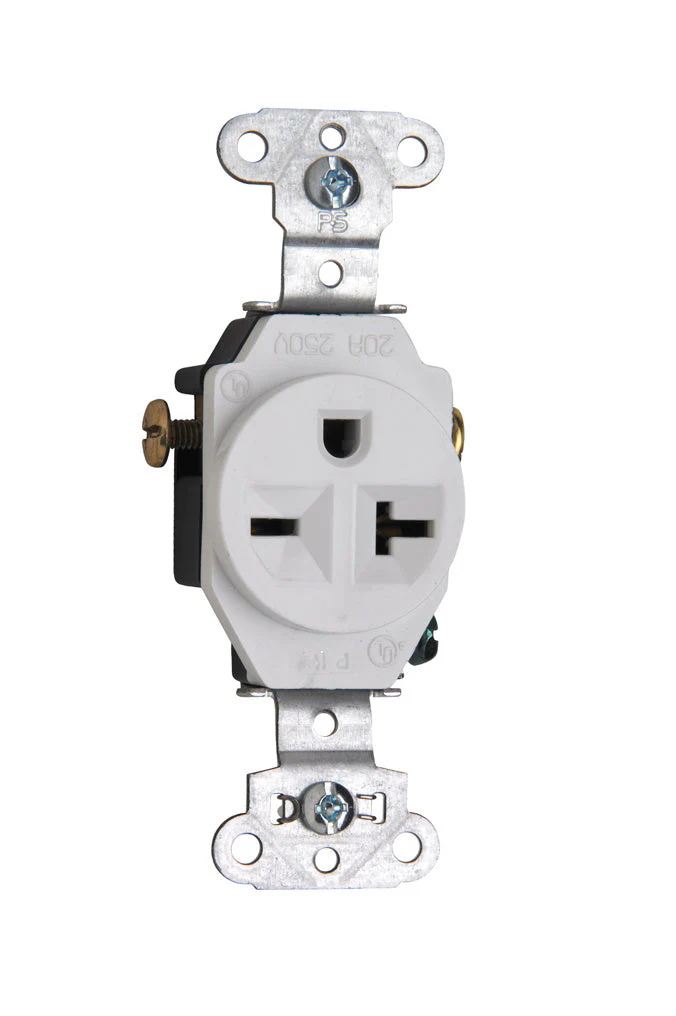 Legrand Pass & Seymour Heavy-Duty Spec Grade Single Receptacle Side Wire - Image 2