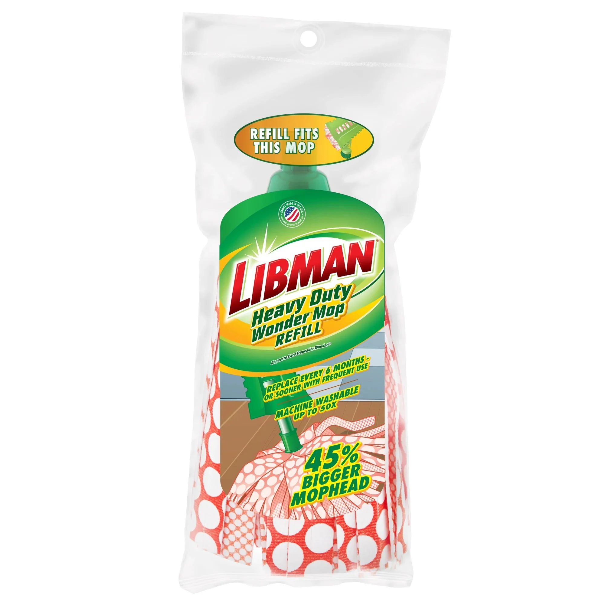 Libman Heavy Duty Wonder® Mop Refill - Image 3