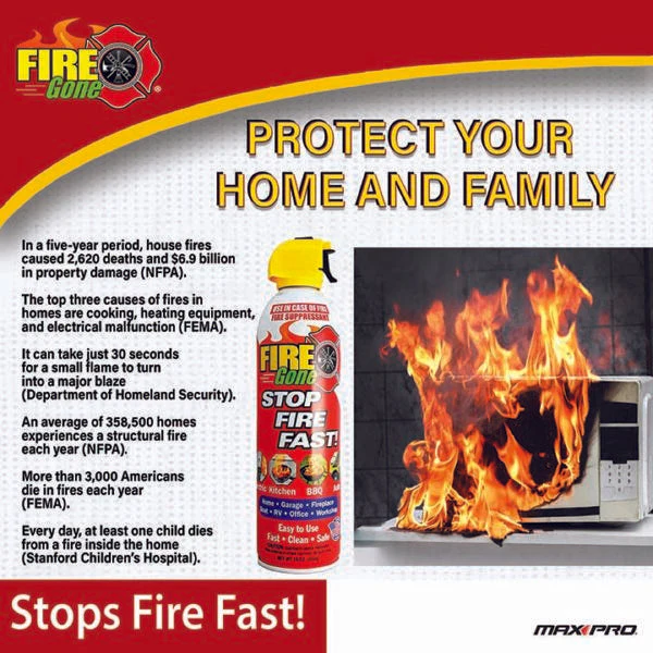 MAX-Professional Fire Gone® Fire Suppressant - Image 4