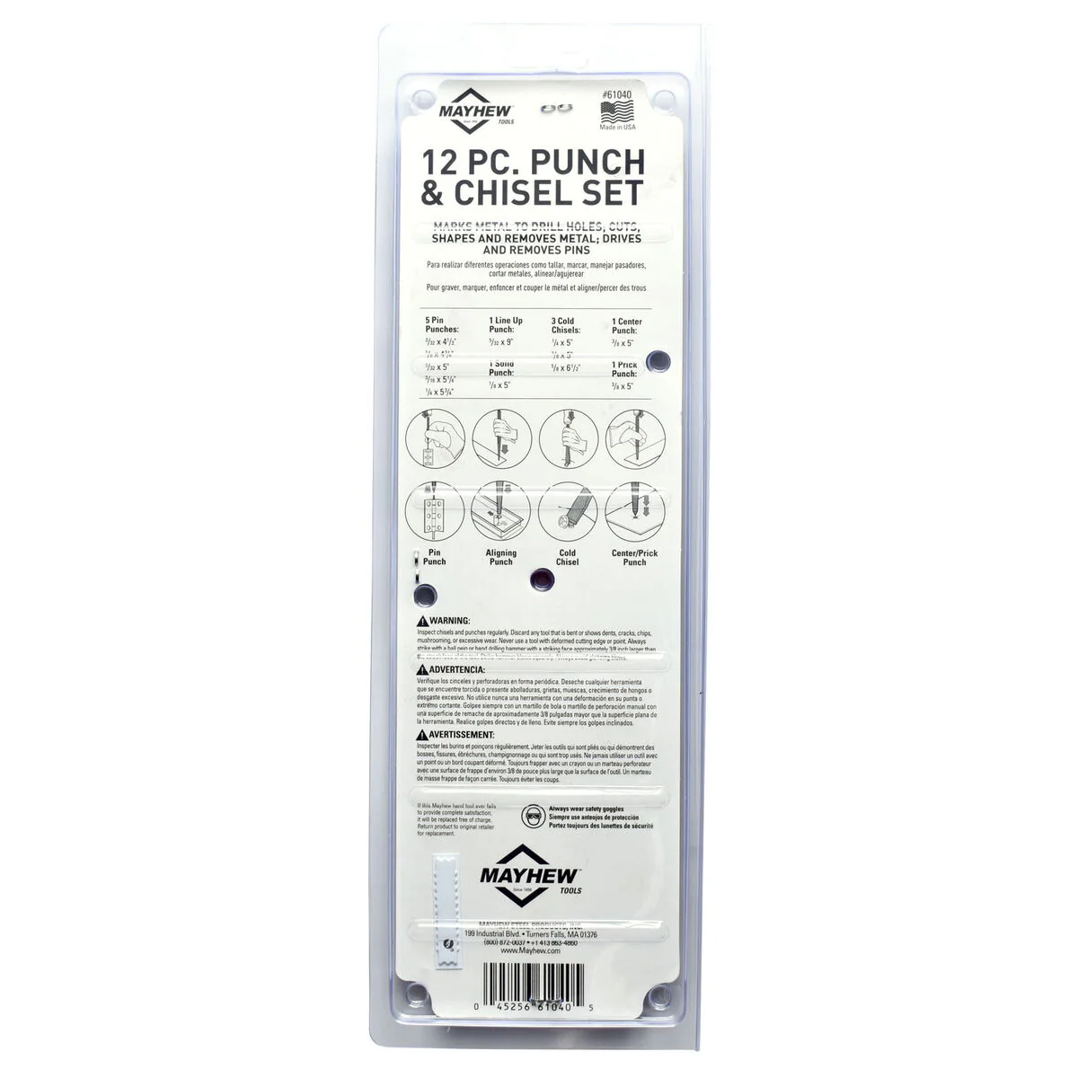 Mayhew 61040 Punch & Chisel Sets - Image 3