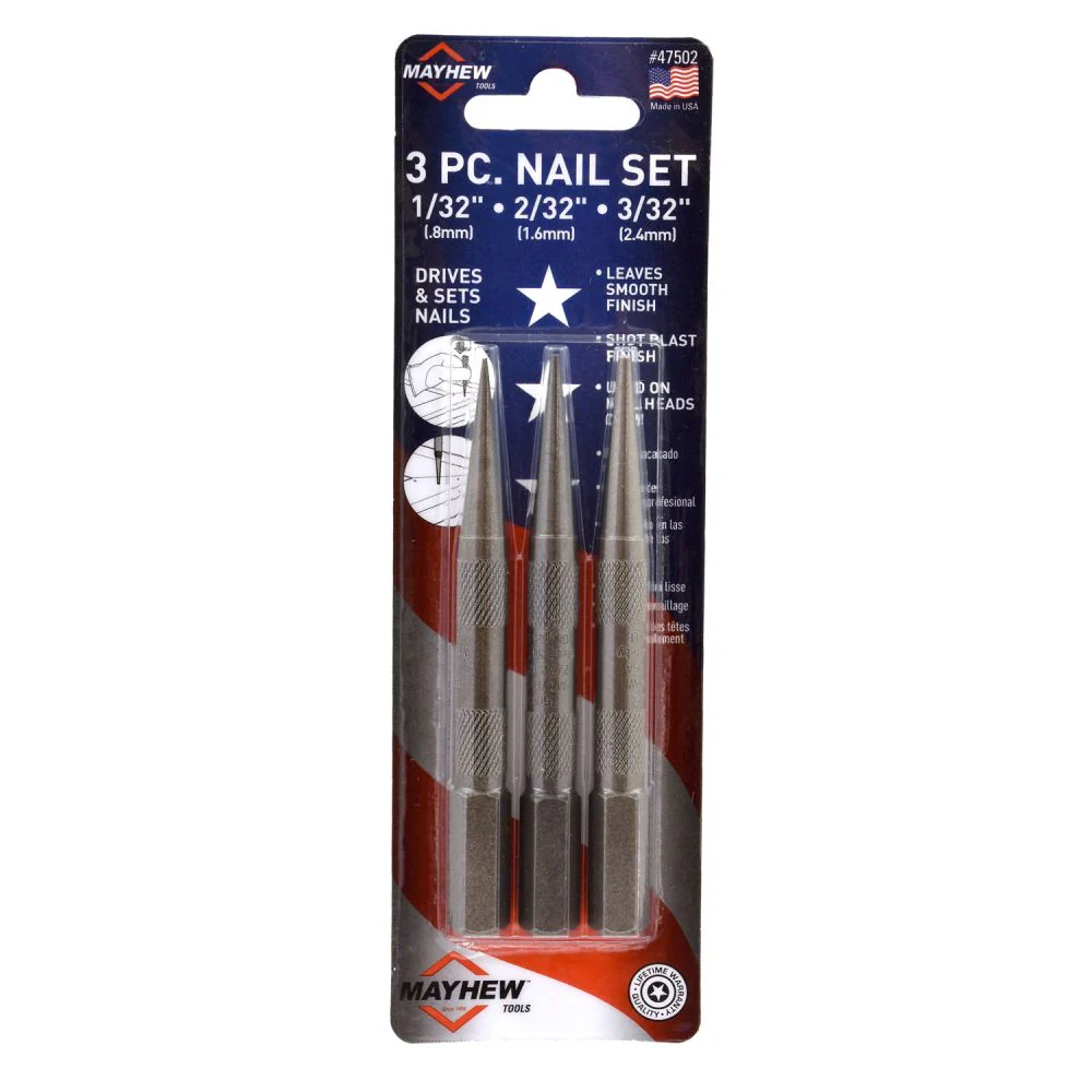 Mayhew Punch Sets - Nail Set