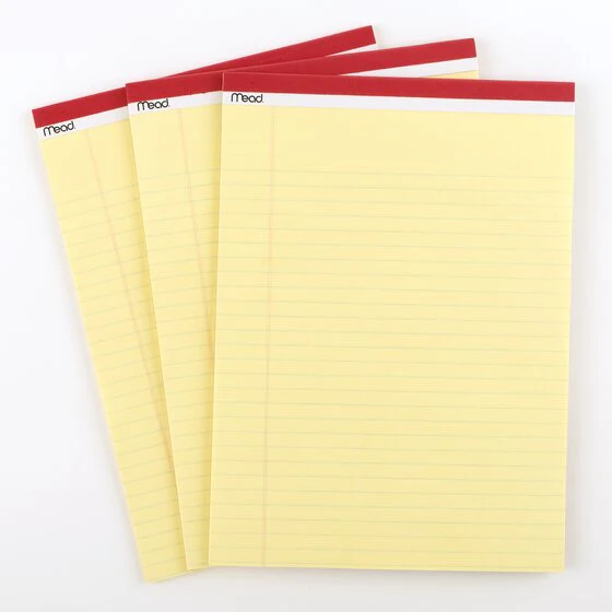 Mead Mead® Legal Pad, 8 1/2" x 11", Canary Yellow - Image 3