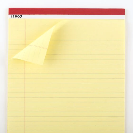 Mead Mead® Legal Pad, 8 1/2" x 11", Canary Yellow - Image 4