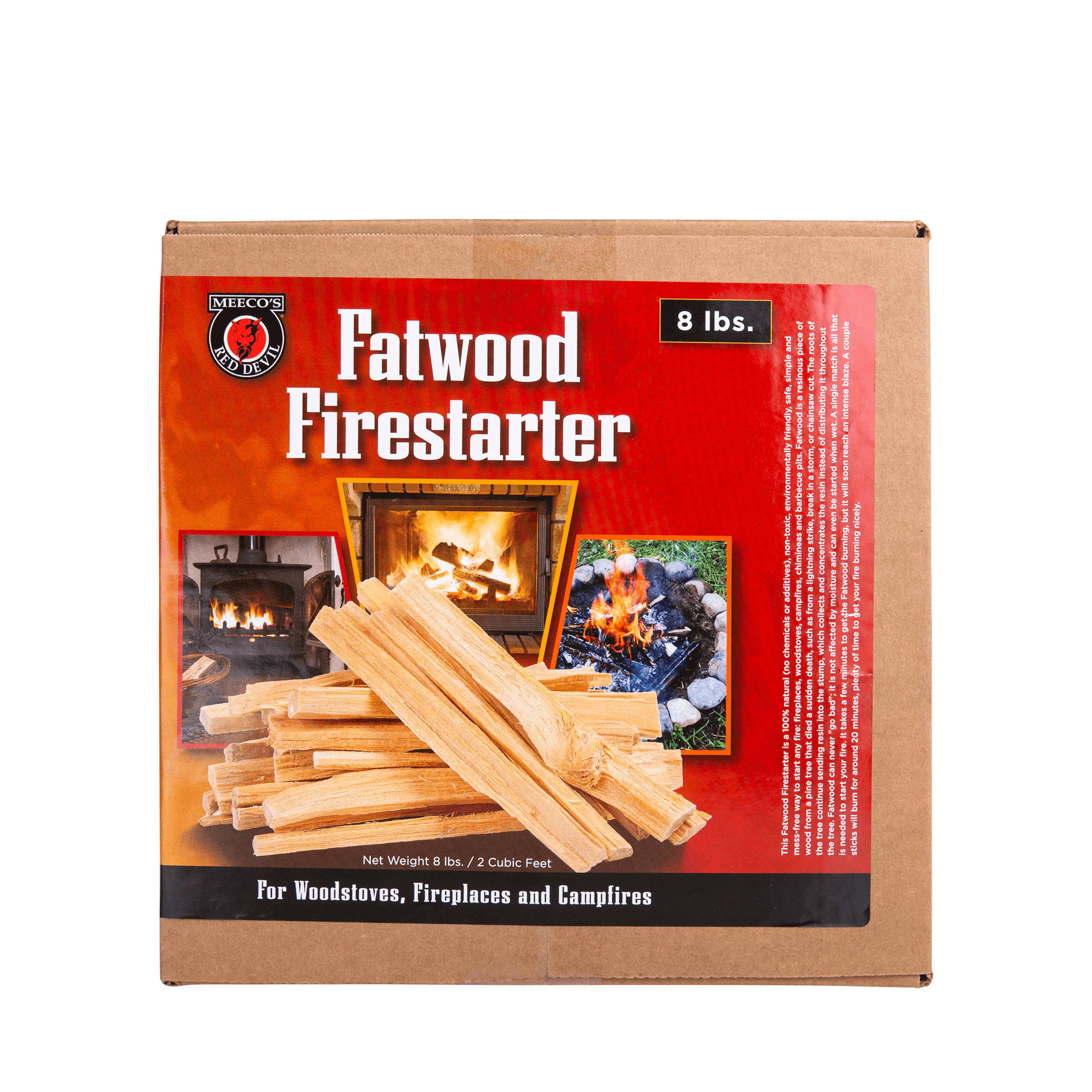 Meeco's Red Devil Fatwood Firestarter 8 lbs.