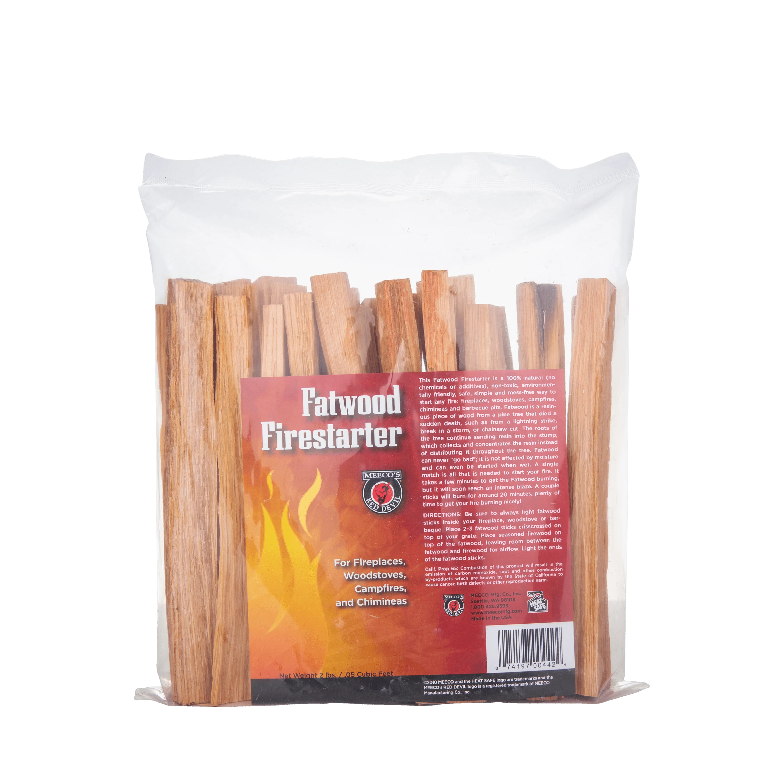 Meeco's Red Devil Fatwood Firestarter  No. 9910
