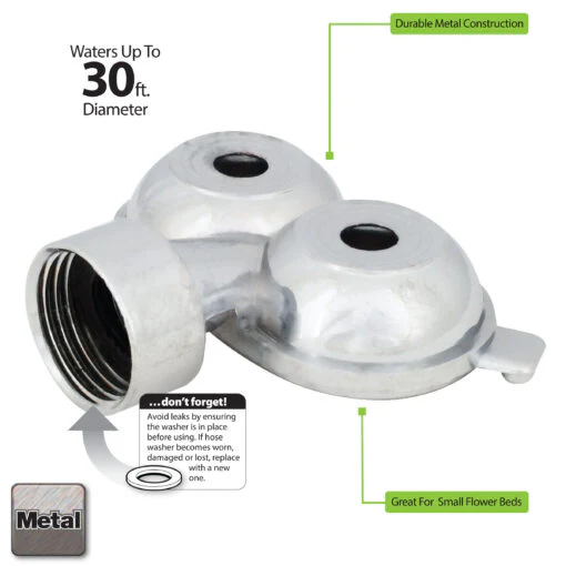 Melnor Metal Twin Spot Sprinkler