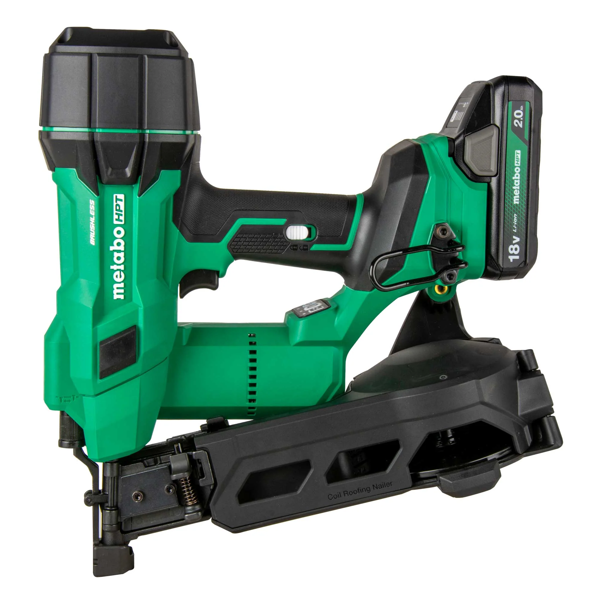 Metabo HPT 18V MultiVolt™ Brushless Coil Roofing Nailer - Image 4