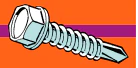 Midwest Fastener Hex Washer Self-Drilling Sheet Metal Screws 8 x 1/2"