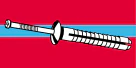 Midwest Fastener Nylon Mushroom Pin Drive Anchors 1/4" x 1-1/2"