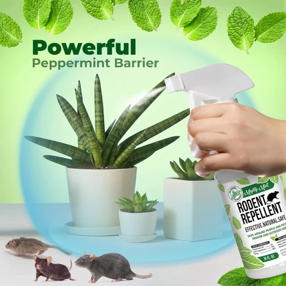 Mighty Mint Peppermint Oil Rodent Repellent Spray - Image 2