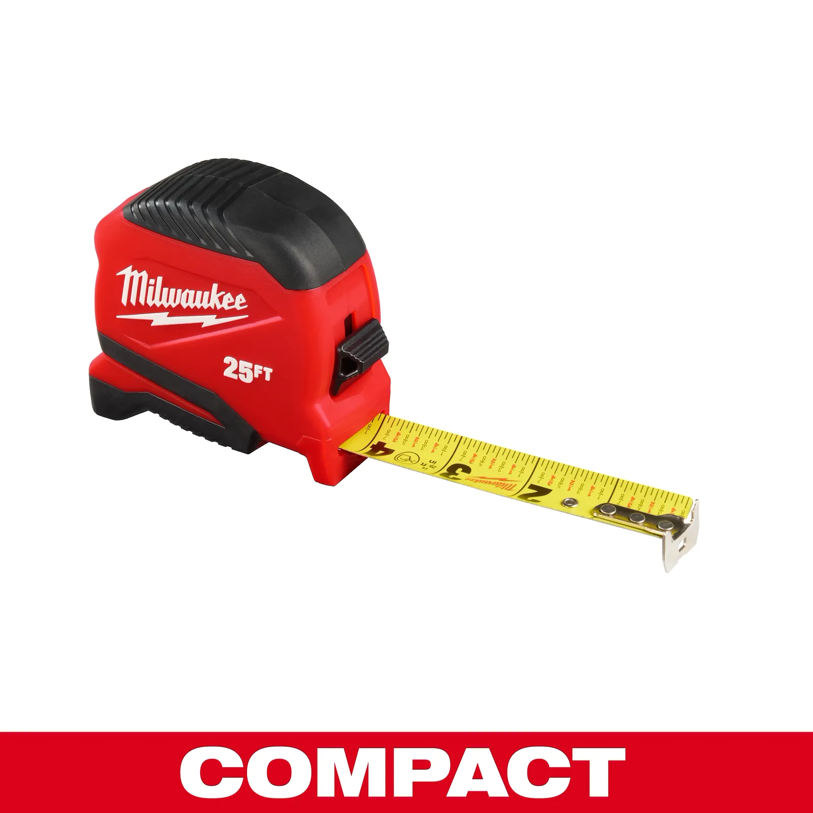 Milwaukee 25ft Compact Tape Measure 48-22-1725 - Image 2