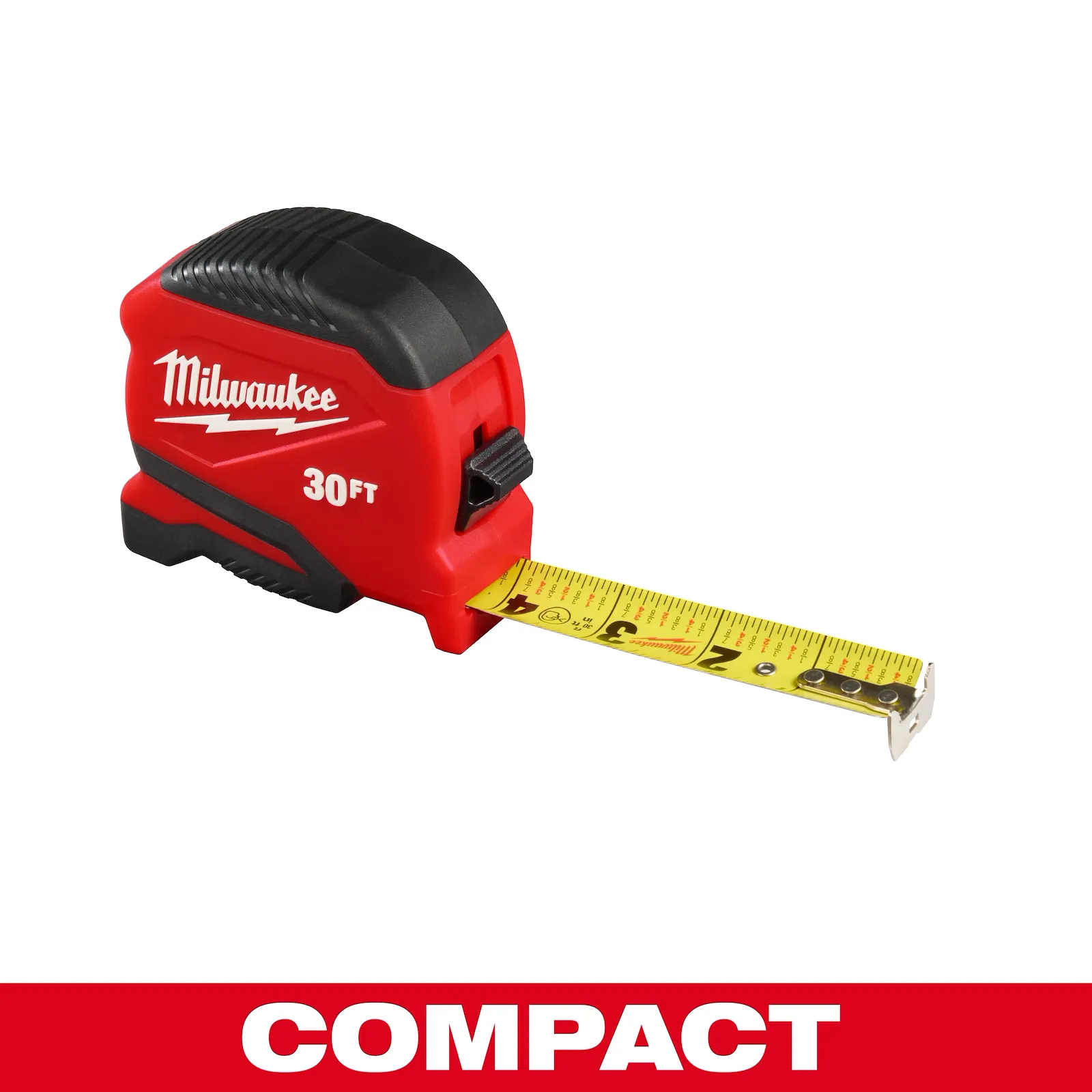 Milwaukee 30ft Compact Tape Measure 48-22-1730 - Image 2