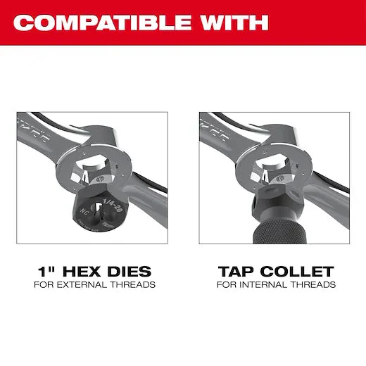 Milwaukee Hex-LOK™ 2-in-1 Tap and Die Threading Handle & Tap Collet - Image 2