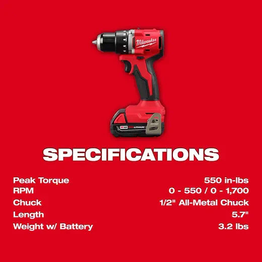 Milwaukee M18™ Compact Brushless 2-Tool Combo Kit - Image 7