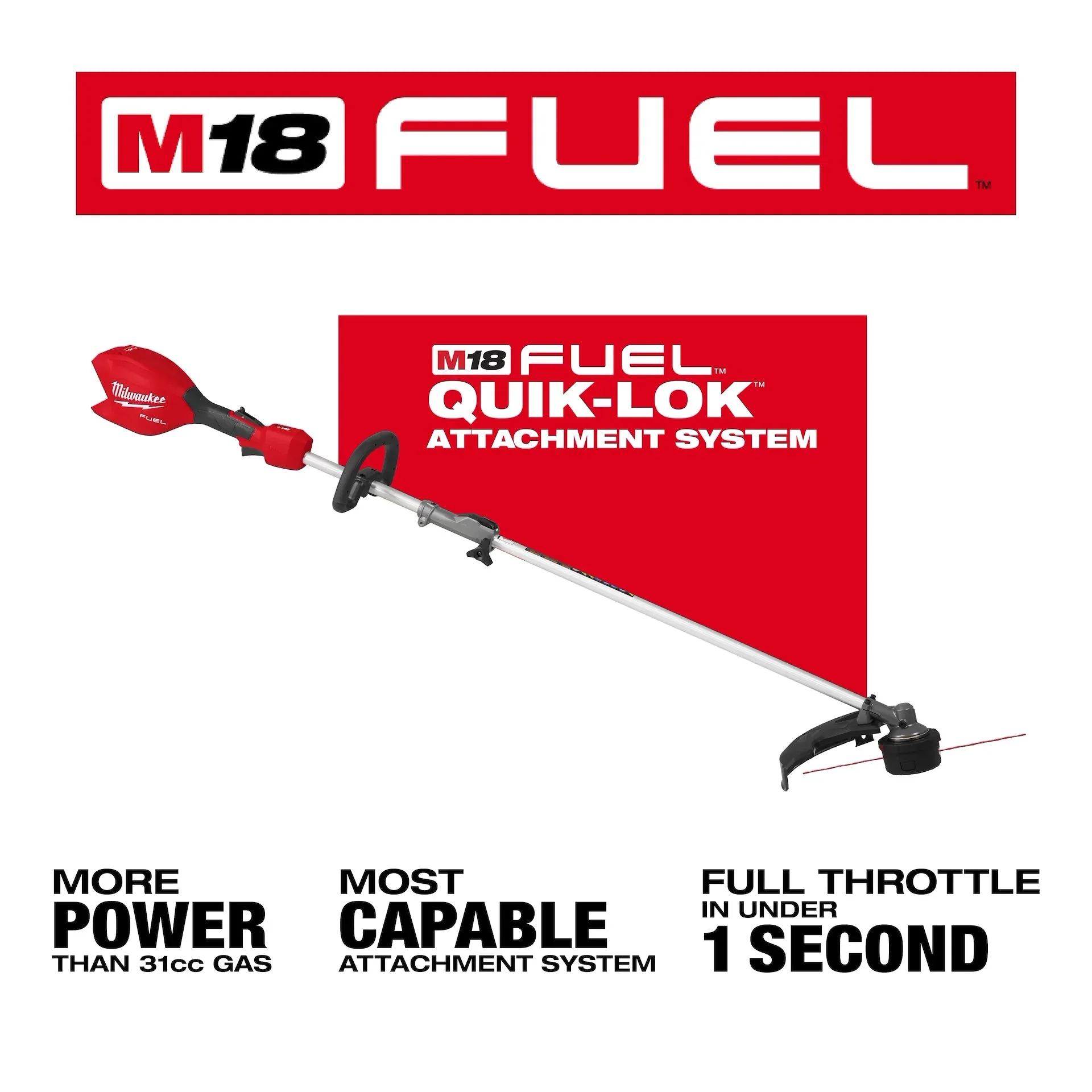 Milwaukee M18 FUEL™ String Trimmer w/ QUIK-LOK™ - Image 4