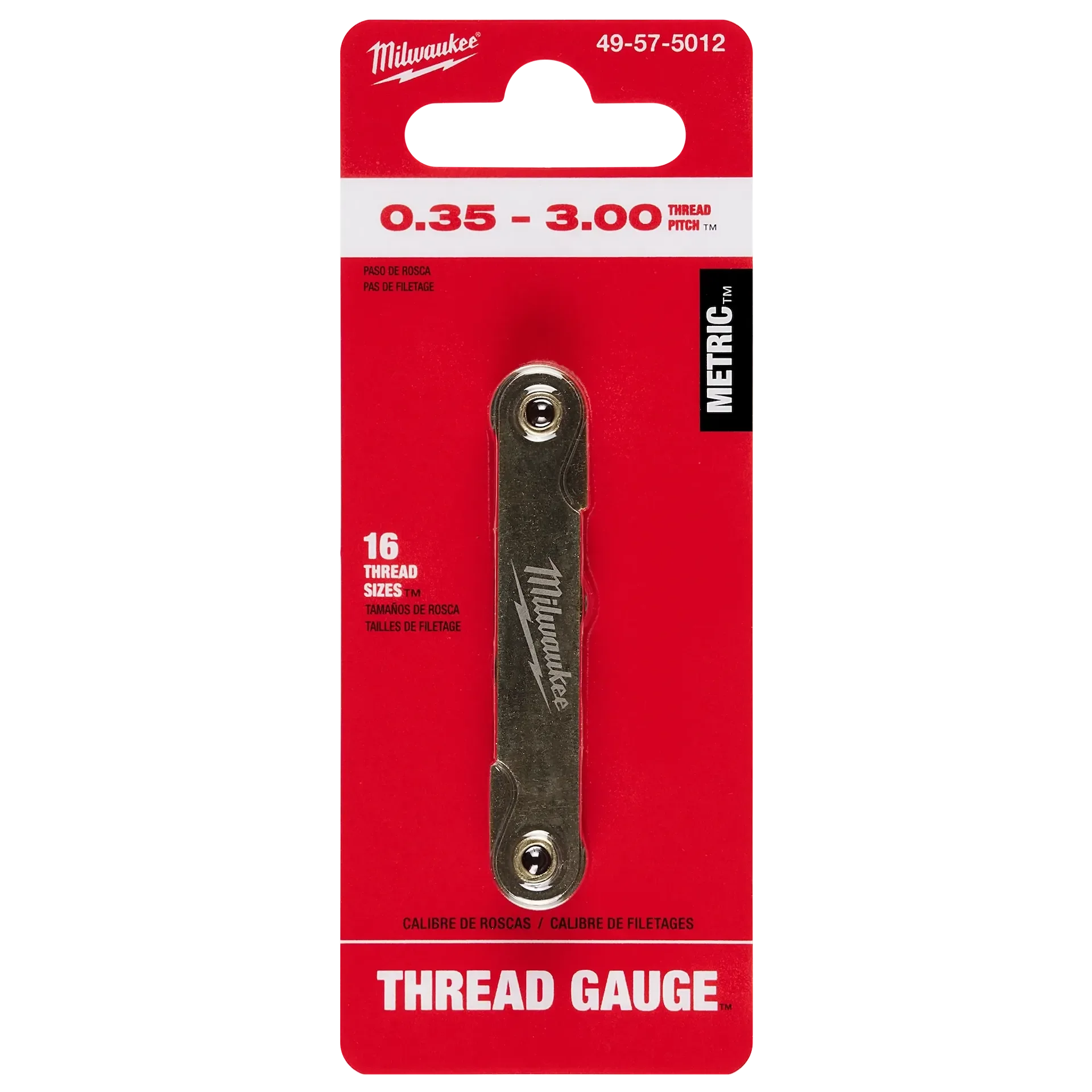 Milwaukee Metric Thread Pitch Gauge - Image 4