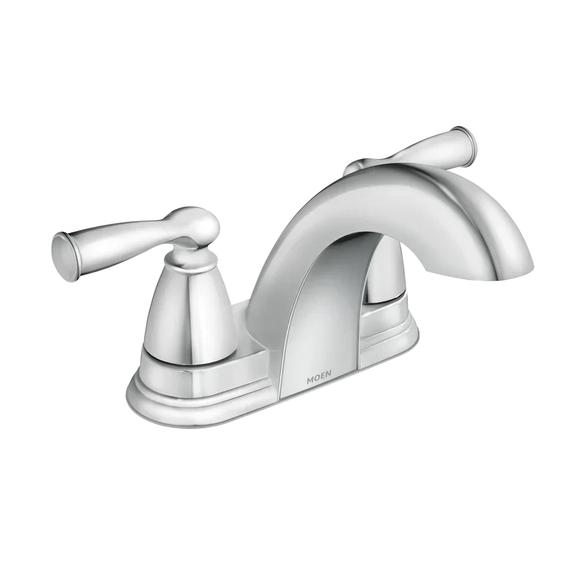 Moen Banbury Two-Handle Low Arc Bathroom Faucet