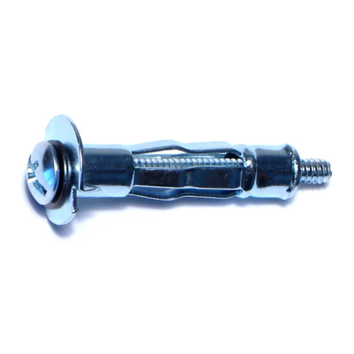 Monster Fastener 1/8"-32 Zinc Short Pan Head Hollow Wall Anchors (10 pcs.)